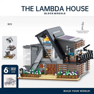 Mork (10213)   The Lambda House mit Licht   3.832 Klemmbausteine