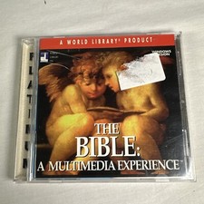 The Bible: A Multimedia Experience CD-ROM, For Windows 3.1/95/98, Pre-owned
