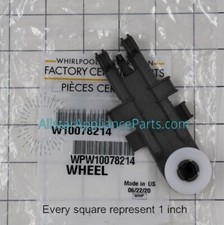 Whirlpool Dishwasher Dishrack Roller WPW10078214