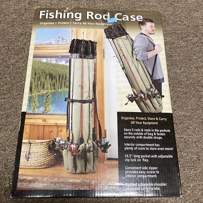 Etna Fishing Rod Case Organizer, 48.5'' x 13.5''