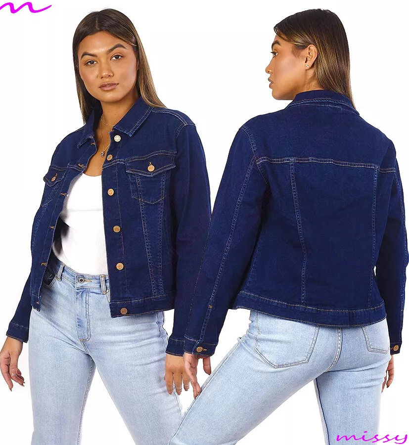 Fitted blue store jean jacket