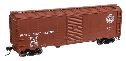 Vagón de carga Walthers Mainline escala HO 40' ARR 1944 - Pacific Great Eastern #4025 | Zustand: New