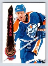1994-95 Pinnacle #303 Fredrik Olausson NHL  Oilers