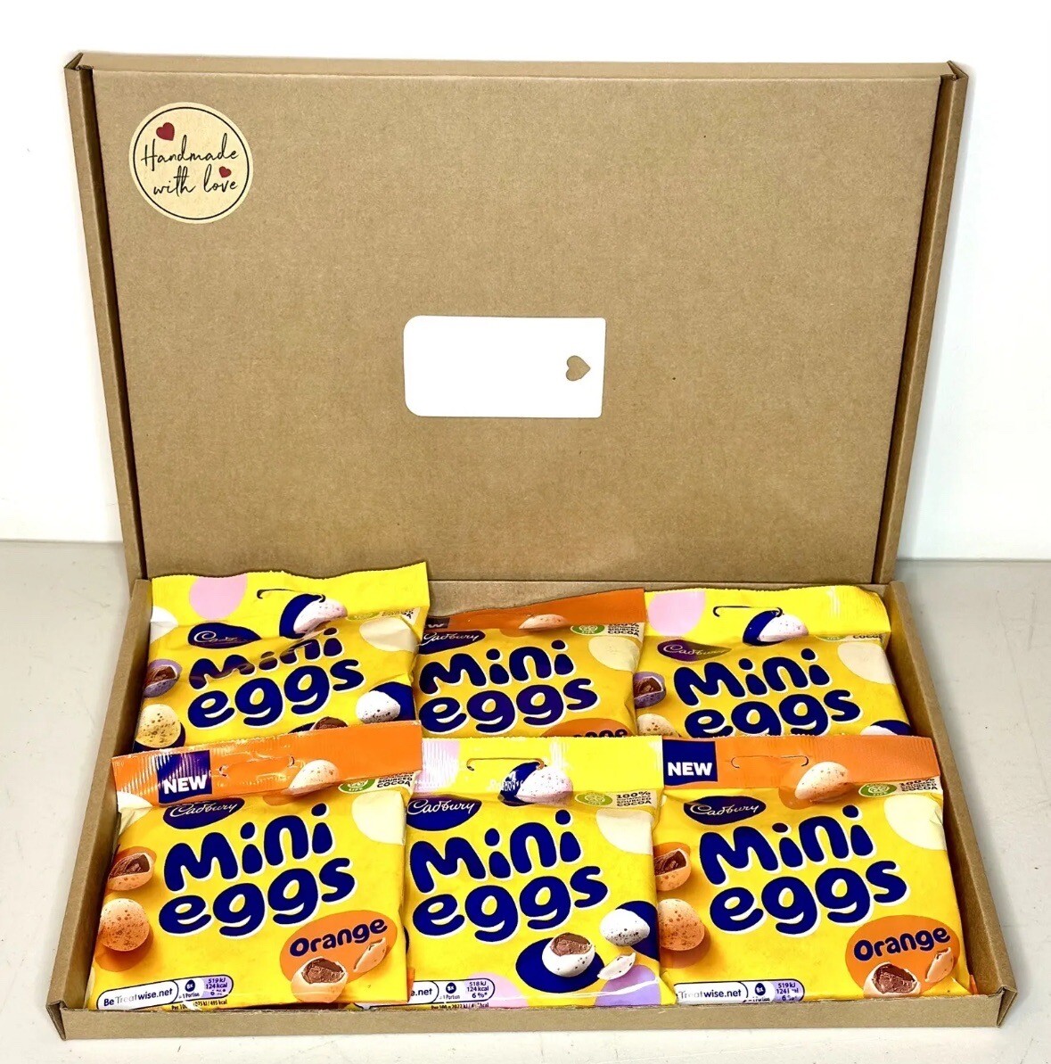 NEW 3 Cadbury Mini Eggs Orange 80g Bags & 3 Original Mini Egg Chocolate