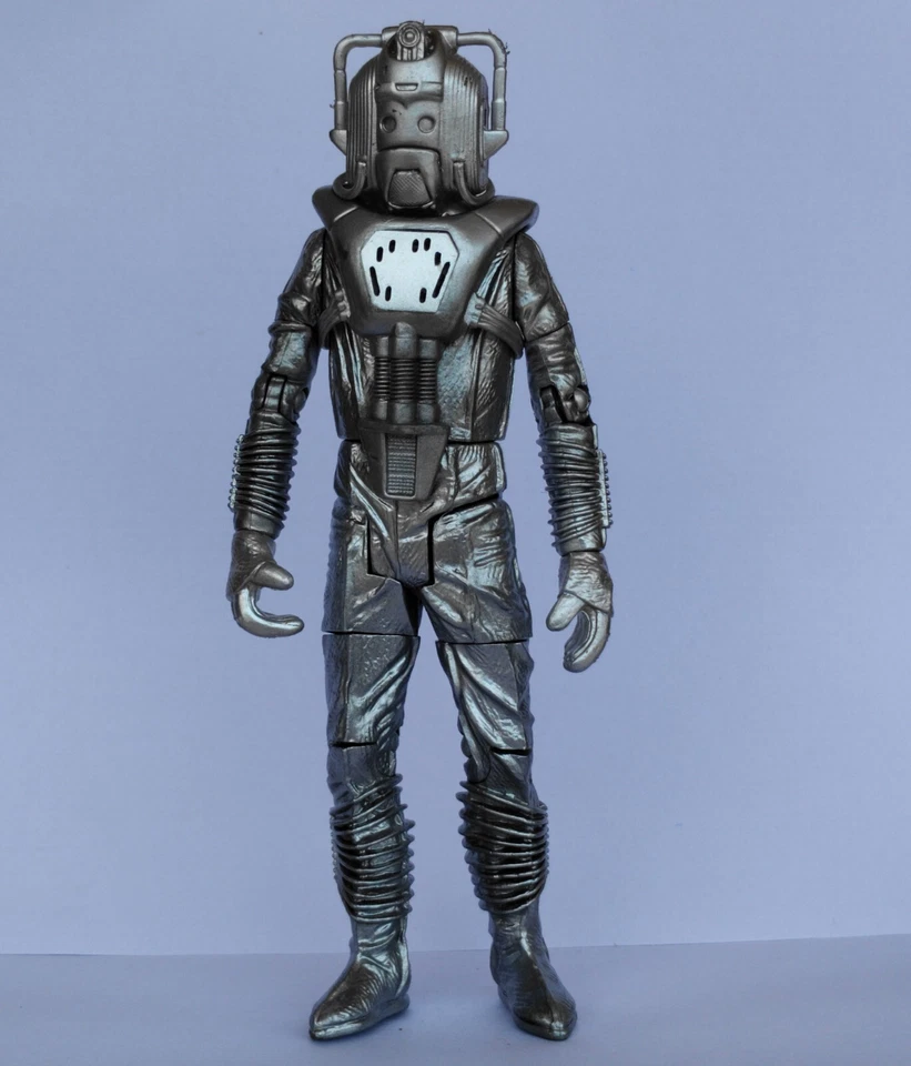 Figura de acción Doctor Who Cyberman 5,5" antigua pieza perdida incompleta Foto 4 de 4