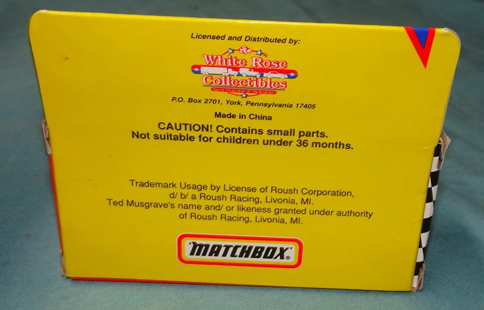 Lot Of 9 Matchbox NASCAR 1994 Super Stars Series II # 7 16 17 98 34 43 60 52 & 4 - Image 4 of 4