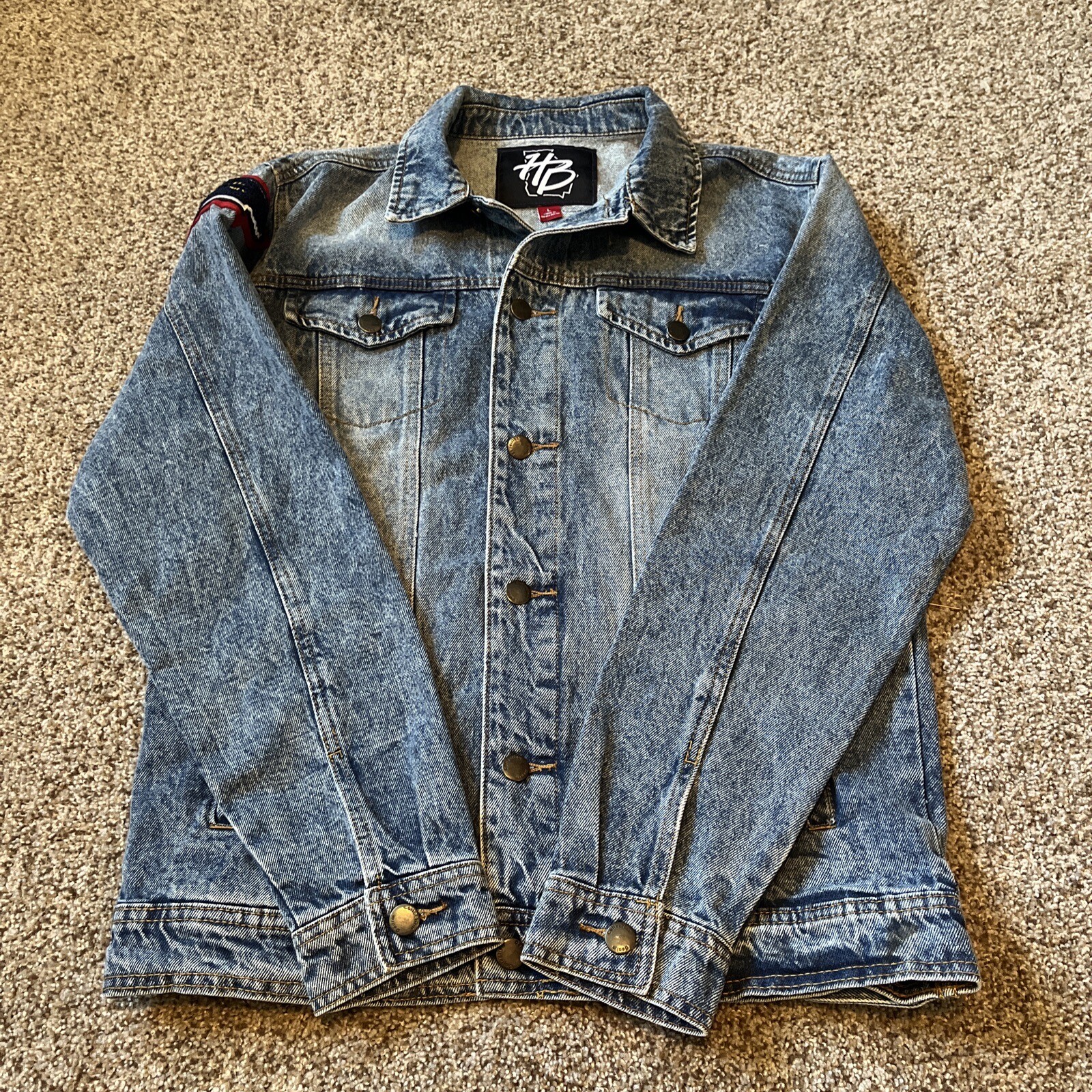Humble Beginnings Denim Jean Jacket Nashville Size L - View 5