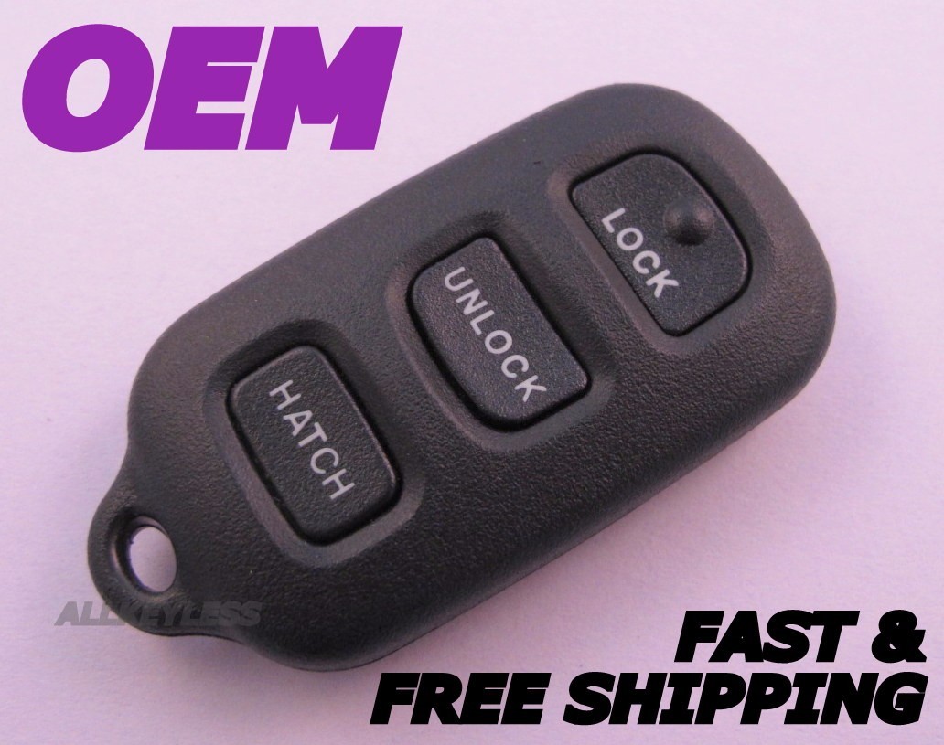 OEM Toyota Keyless Remote Fob For Matrix & Pontiac Vibe - GQ43VT14T With Panic Button, Tested