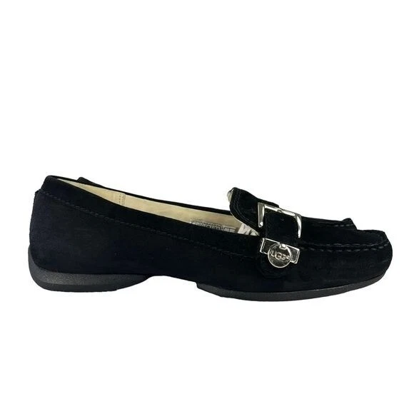 Mocassini Ugg Crawford neri scamosciati mocassino da guida donna taglia 6