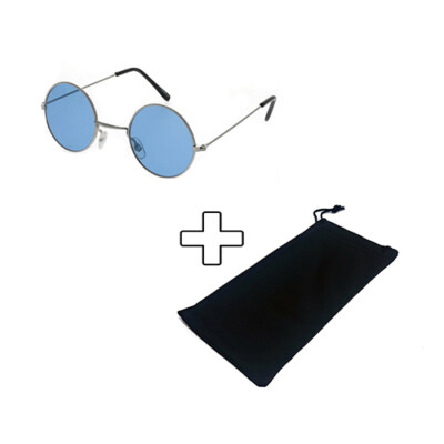 Occhiali John Lennon Stile Occhiali Da Sole Rotondi Stile John Lennon &amp; Ozzy Osbourne - Look Hippy Anni '70 E '80 Per Un Tocco Di Eleganza Retr&ograve; Occhiali Ozzy Osbourne