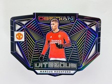 Marcus Rashford 2023-24 Panini Obsidian Vitreous Die-Cut /49