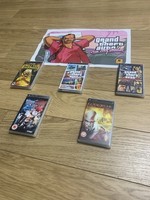 PSP Game Bundle - 5 Classic Titles - 100% Complete CIB with Manuals & GTA Maps
