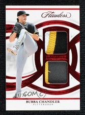 2025 Panini Flawless Prospect Dual Patch Ruby 7/20 Bubba Chandler #DPP-BC