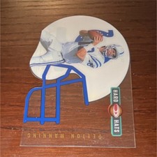 Donruss 1999 Preferred QBC Hard Hats Peyton Manning #12 Insert Serial Colts