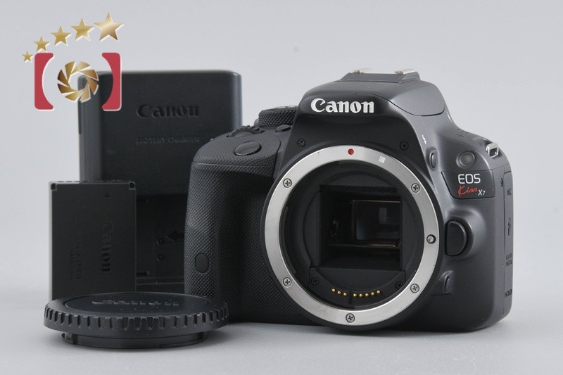 Canon EOS Kiss X7 / Rebel SL1 / 100D Black 18.0 MP DSLR Camera