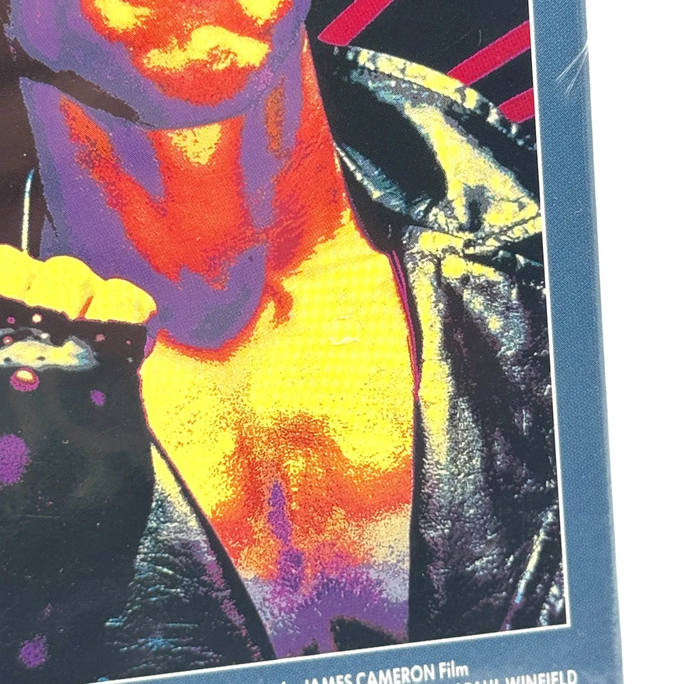 The Terminator Rare Promo VHS Cassette Tape New Sealed 1992 Action Hemdale Blue - Image 3 of 4