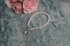 Pearl Flower Girl Bracelet