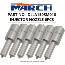 6Pcs Diesel Fuel Injector Nozzle Tip DLLA150SM018 for HINO 700 Profia F20C F21C