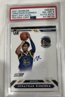 2021-22 Panini Donruss - Next Day Autographs Jonathan Kuminga #ND-20 RC PSA 8
