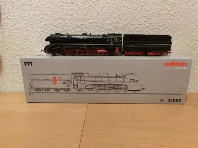 Locomotive Märklin 37080 BR 10 001 DB ép. III - Vapeur Digitale Avec Son, époque 3, HO