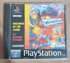 X MEN CHILDREN OF THE ATOM PS1 PLAYSTATION 1 PAL ITA BLACK LABEL