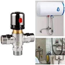 15MM Thermostatic Mixing Blending Valve Bidet Cold Hot Water Heater Shower Mixer