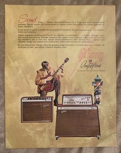 1964 Gibson Guitars “Gibson Amplifiers” Newsletter Catalog Not Reprint