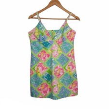 Vintage Lilly Pulitzer Surf 'N' Patch Mini Dress White Label