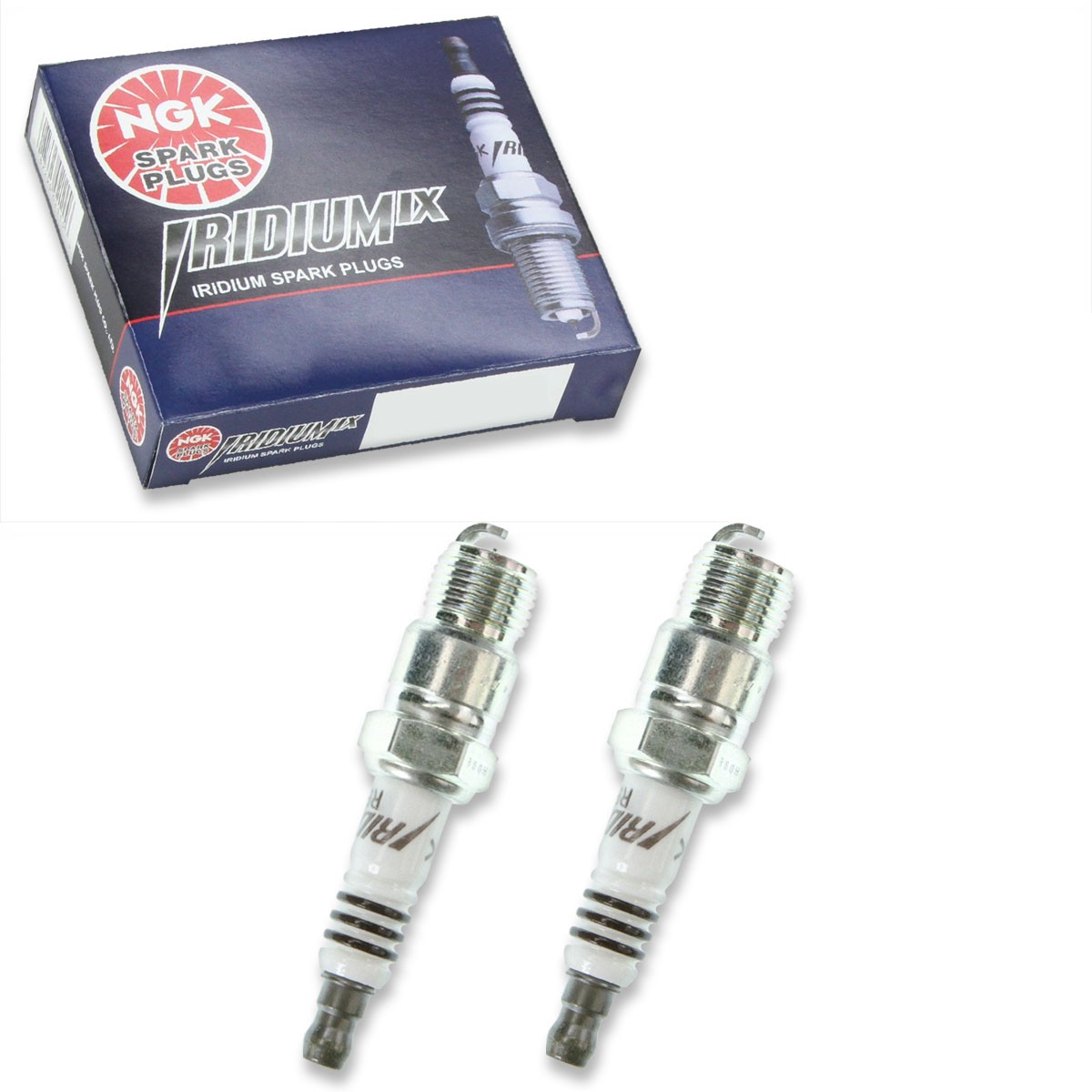 2 pc NGK 7588 YR55IX Iridium IX Spark Plugs for Ignition Wire Secondary  hb