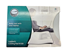 Logitech Cooling Pad N100 USB Power - Quiet Fan - Low Power Consumption - Laptop