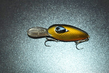Vintage HEDDON Flap Tail Fishing Lure, Jr., 7110, Dowagic, Michigan