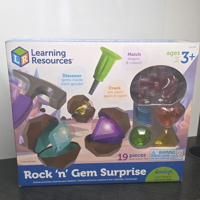 Learning Resources Rock 'n' Gem Surprise 19-Piece Set Ages 3+