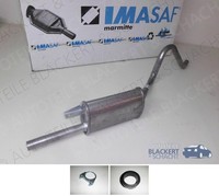 Imasaf ESD Auspuff Endtopf für Peugeot 504 L/Gr/Sr 1.8/1.9 D/2.0/2.1 D/2.3 D