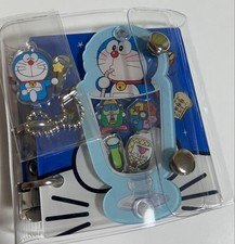 Doraemon 8-Shkshk Note with Charm  25 Clear Pockets Sticker Book Used