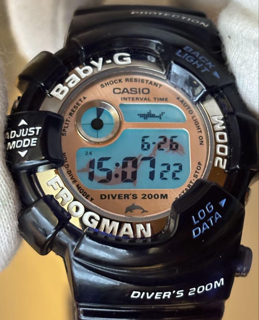 時計 CASIO Baby-G Frogman 200m BGW-103 御蔵島⁄baby-G⁄限定⁄G-