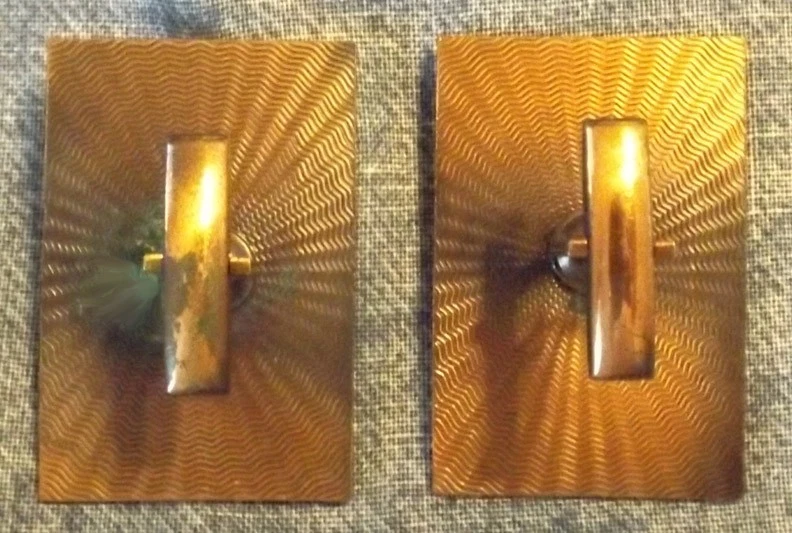 Par de gemelos tono bronce representan $100 GANAR carreras de caballos boleto pari-mutuel Foto 2 de 2