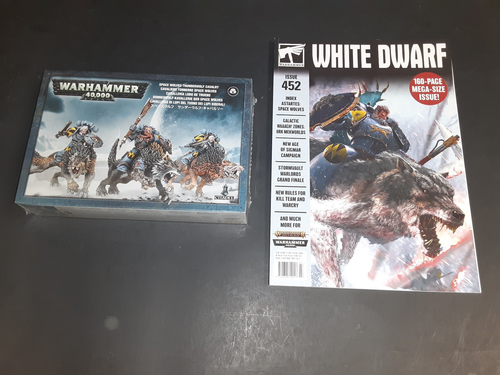 Warhammer 40K Space Wolves Thunderwolf Cavalry Box New Sealed +Bonus ...