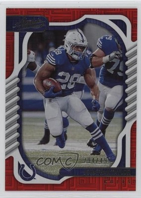 2022 Panini Absolute Red Squares 294/499 Jonathan Taylor #32 0rd2