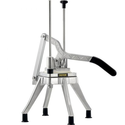 VEVOR Pro Gemüseschneider 1,3 cm Silber   Obst, Kartoffeln, Zwiebeln
