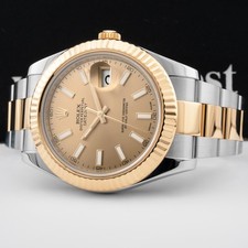 Rolex Datejust II 116333, Steel & Gold, Champagne Dial, Oyster Bracelet, Renewed 2