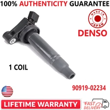 x1 OEM DENSO Ignition Coil For 1999-2010 Toyota & Lexus 3.0L 3.3L, 90919-02234