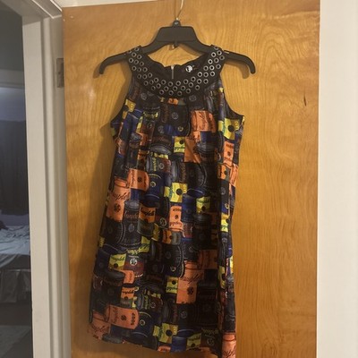 Silk cocktail dress Andy Warhol Pepe Jeans Dress Size Small