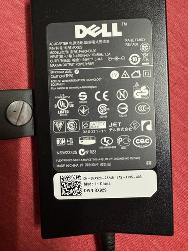 Netzteil / AC-Adapter, 65W, Dell Laptop, Typ FA65NS0-00