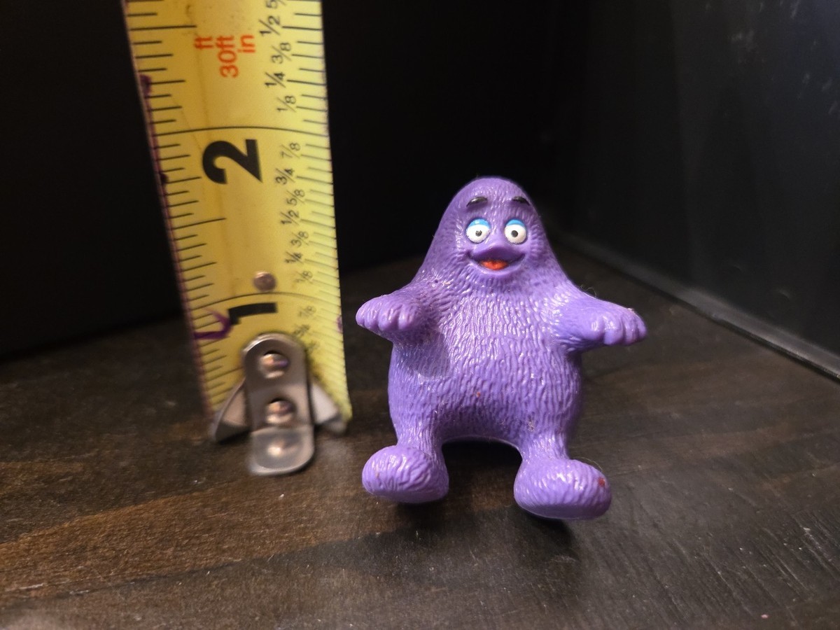 1991 McDonalds Grimace Happy Meal PVC Figure Toy | eBay