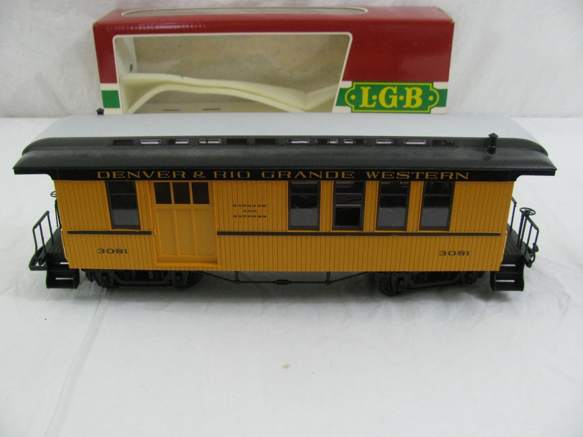 Vintage LGB G Scale Denver & Rio Grande Western Baggage Passenger