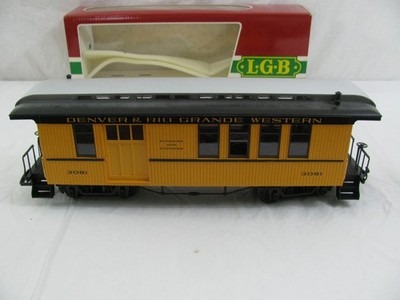 Vintage LGB G Scale Denver & Rio Grande Western Baggage Passenger