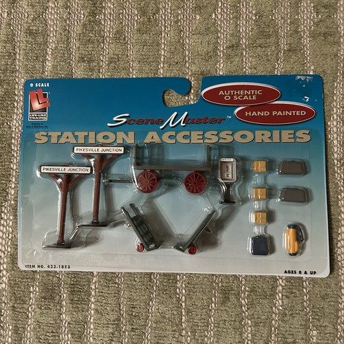 Accesorios de estación maestra de escena de trenes realistas 433-1853 - calibre O - nuevo en paquete | Zustand: New