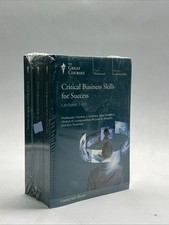CRITICAL BUSINESS SKILL FOR SUCCESS - Great Courses Set Of 3 Books NEW