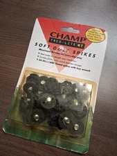 Champ Tred Lite MTSoft Golf Spikes 24 Standard Thread Replacements For Golf Shoe