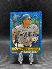 2025 Topps Heritage High Number - Ramon Laureano #515 Chrome Light Blue Sparkle